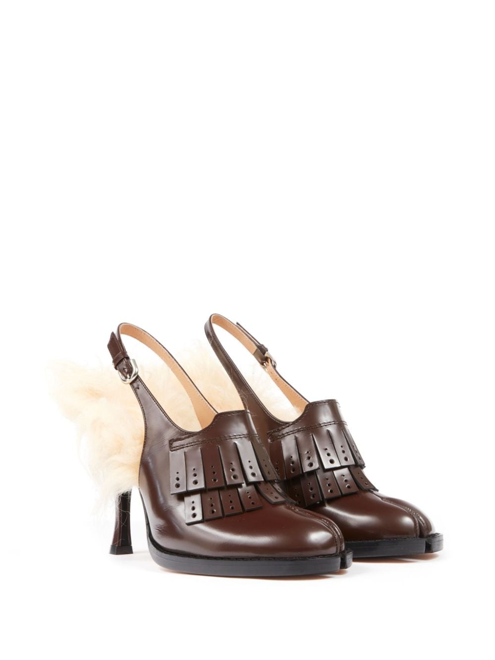 Bourgeoise 100mm leather pumps - 2