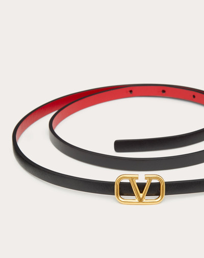 Valentino REVERSIBLE VLOGO SIGNATURE BELT IN GLOSSY CALFSKIN 8 MM outlook