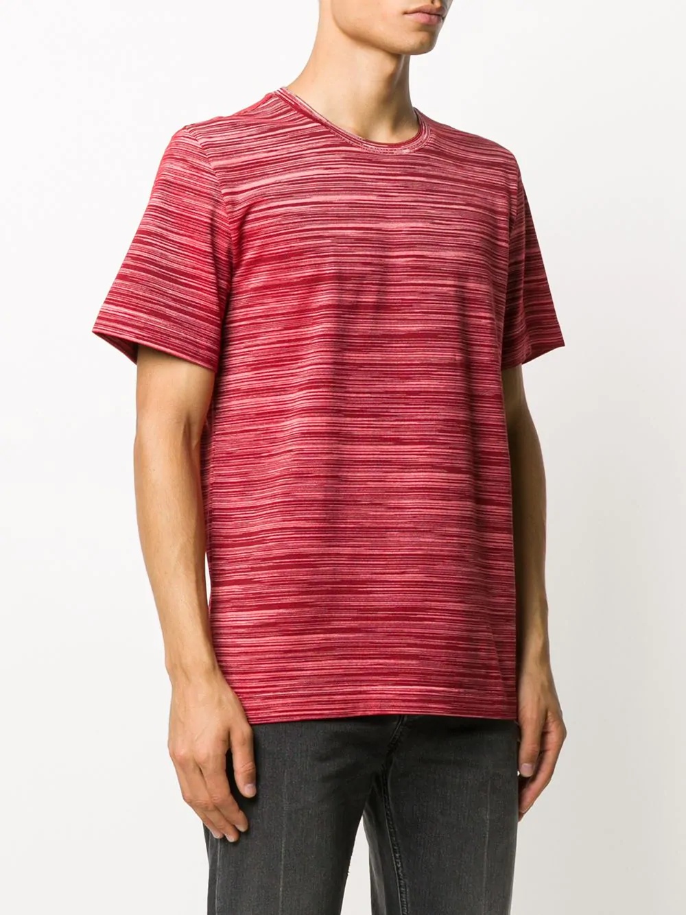 striped knit T-shirt  - 3