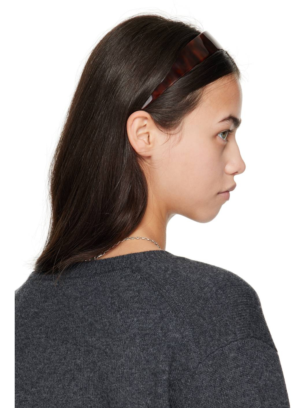 Brown Thin Bessette Headband - 3