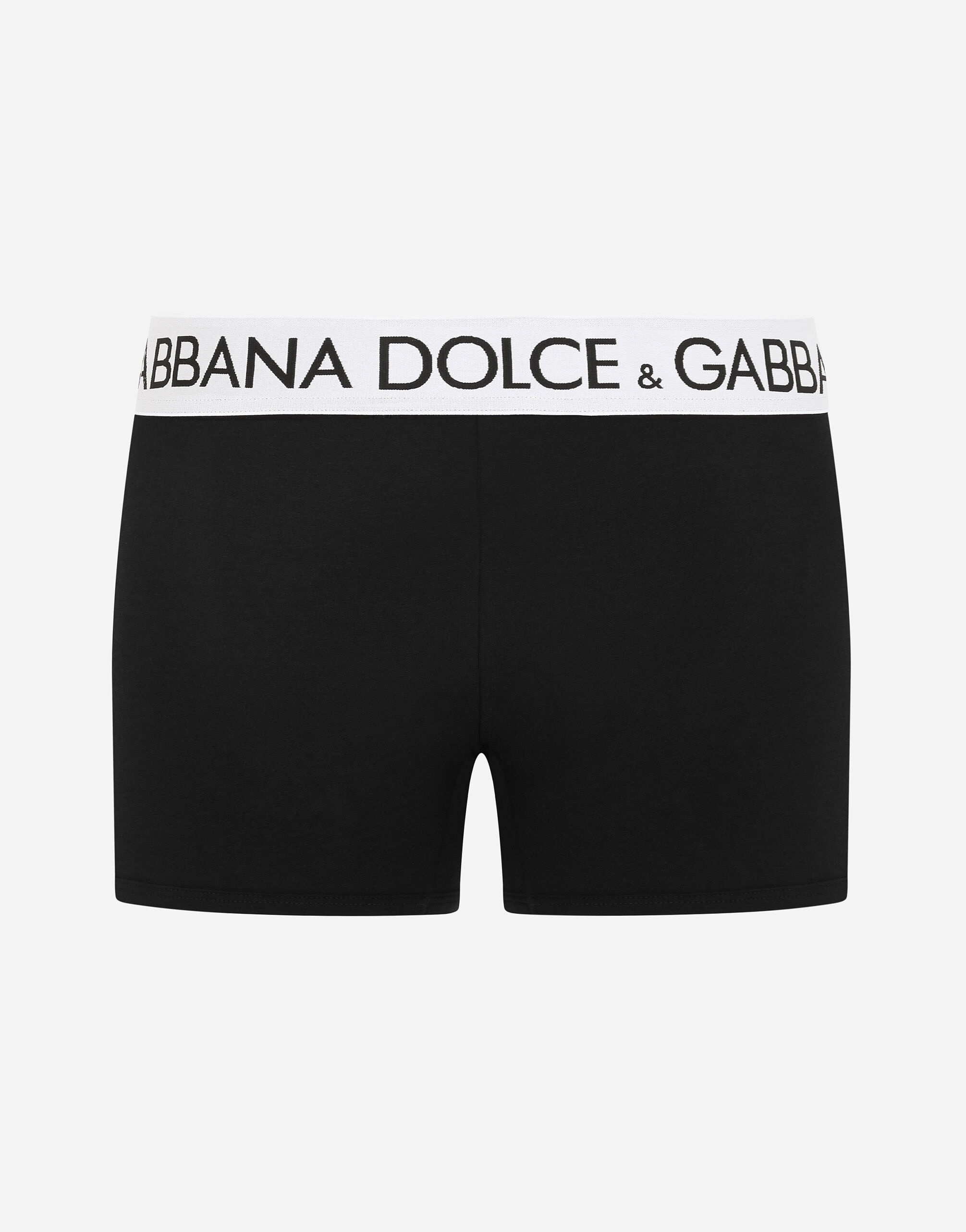 Two-way-stretch cotton jersey long-leg boxers - 2