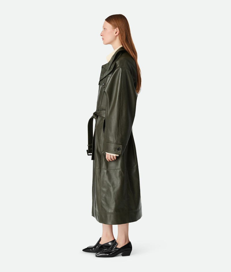 Bottega Veneta Leather Coat outlook