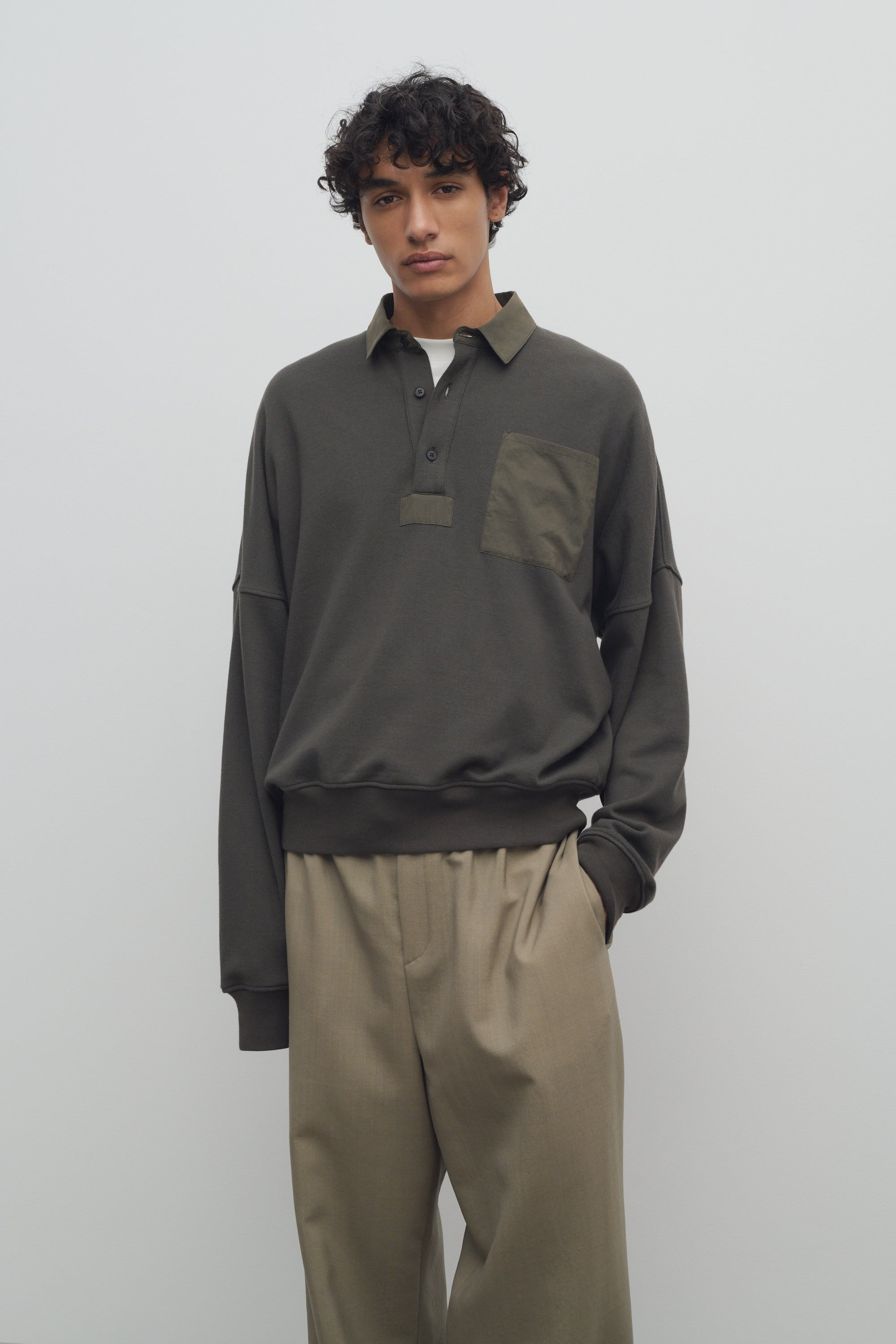 Dende Top in Cotton and Cashmere - 3