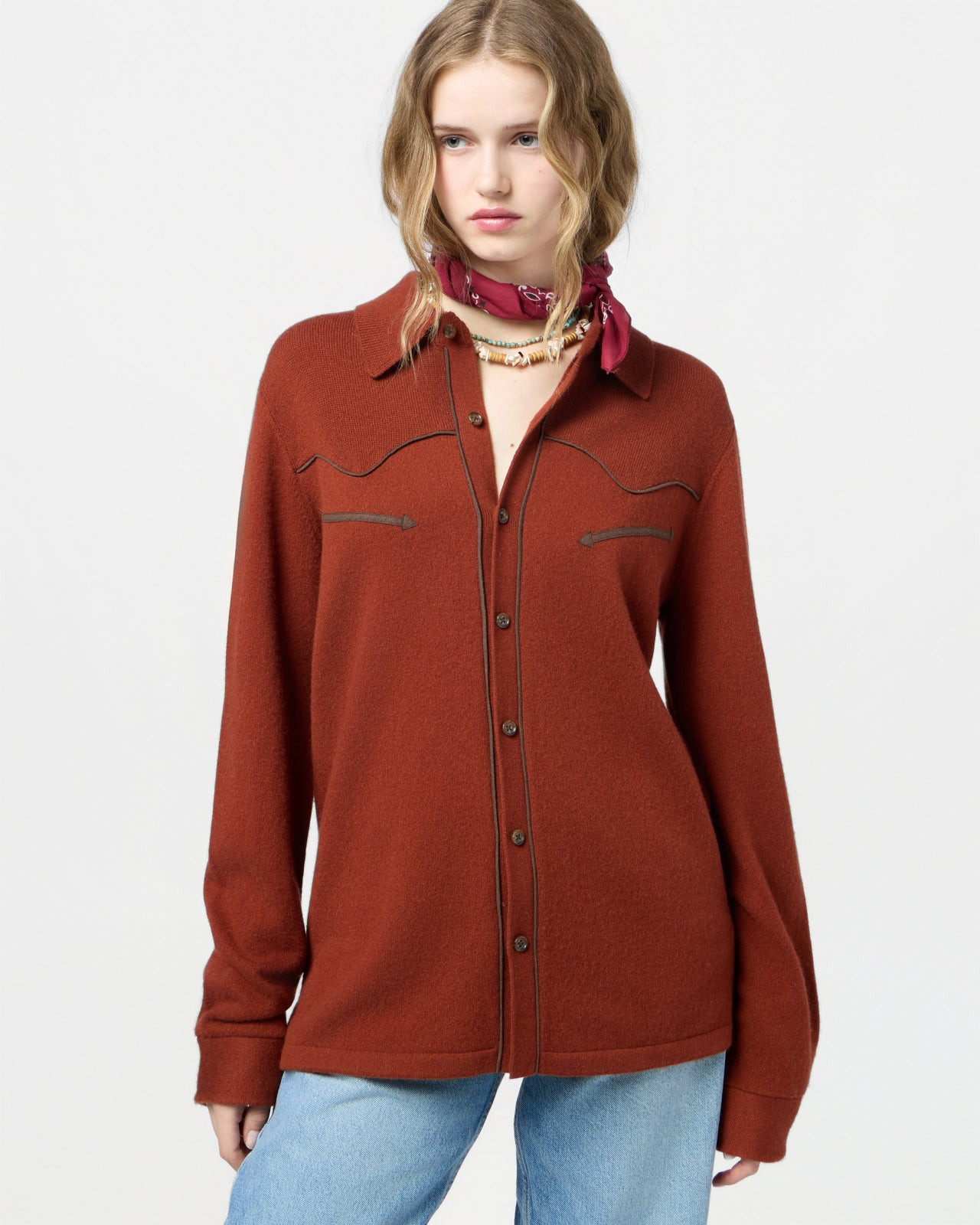 Western Button Up Shirt - 4
