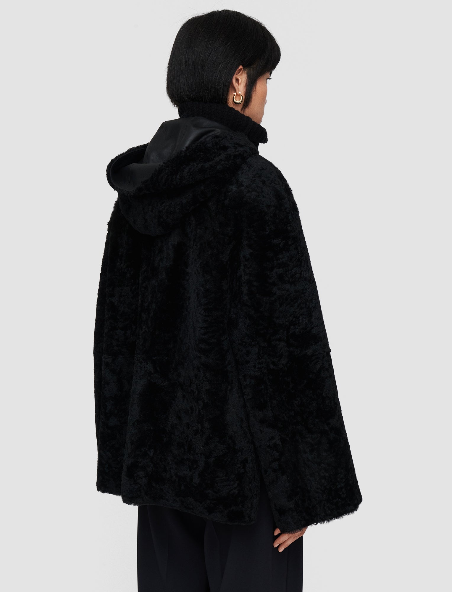 Reversible Shearling Cosser Coat - 4