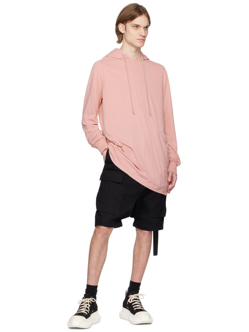 Rick Owens DRKSHDW Black Cargo Denim Shorts outlook