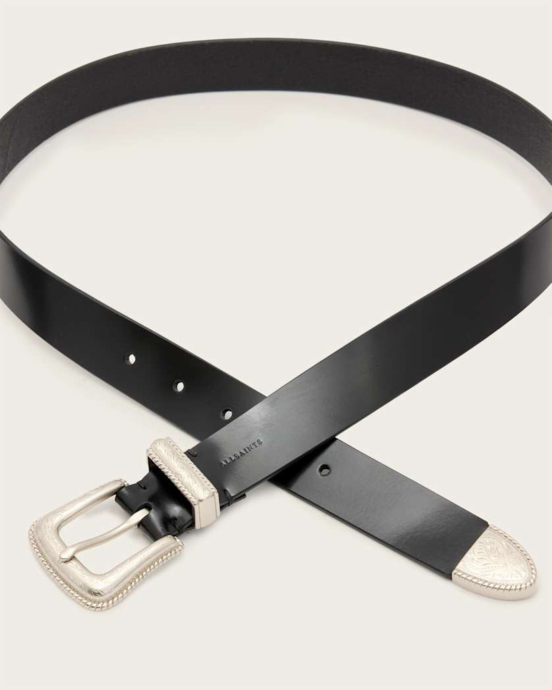 CHUCK LEATHER WESTERN BELT 3