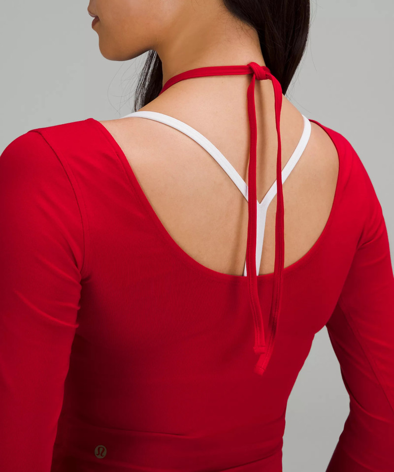 Lunar New Year Halter Neck Long Sleeve Shirt 5
