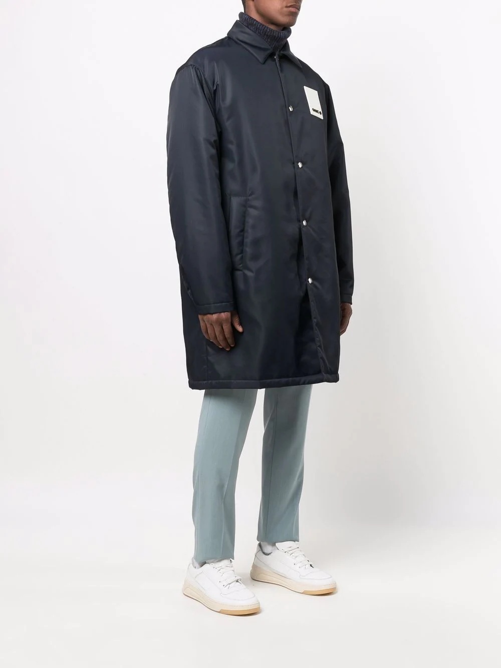 button-down raincoat - 3