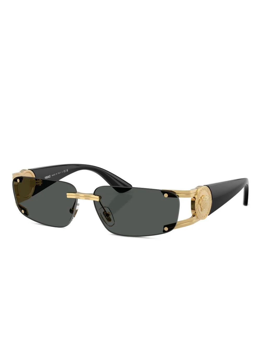 Medusa Honor rimless rectangle-frame sunglasses - 1