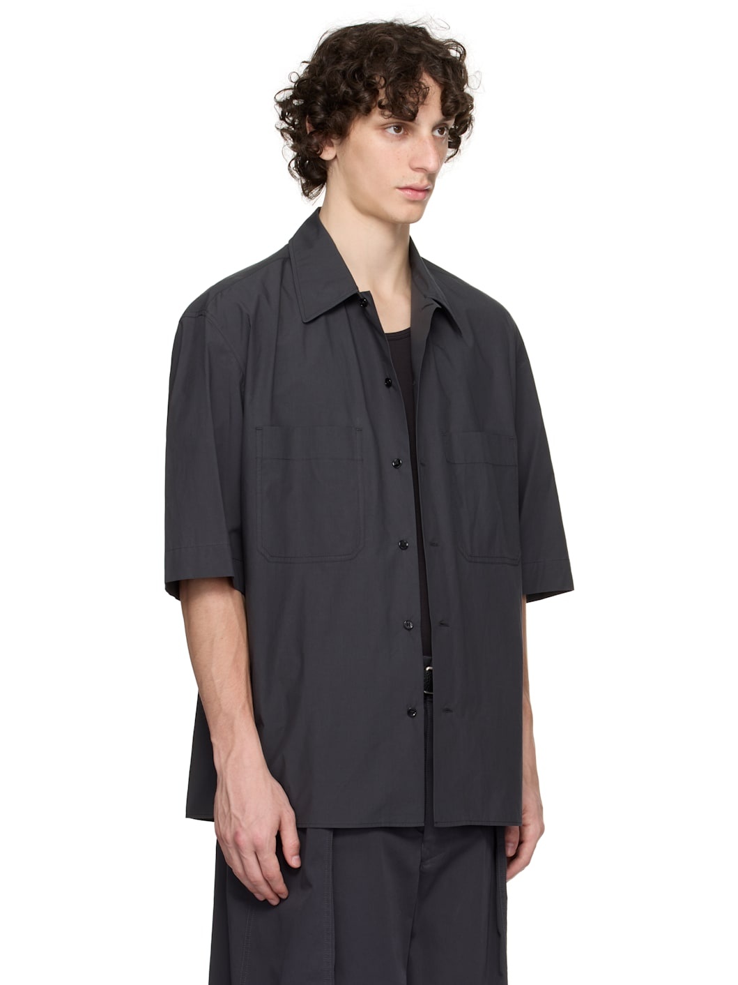 Gray 'Convertible' Shirt - 2
