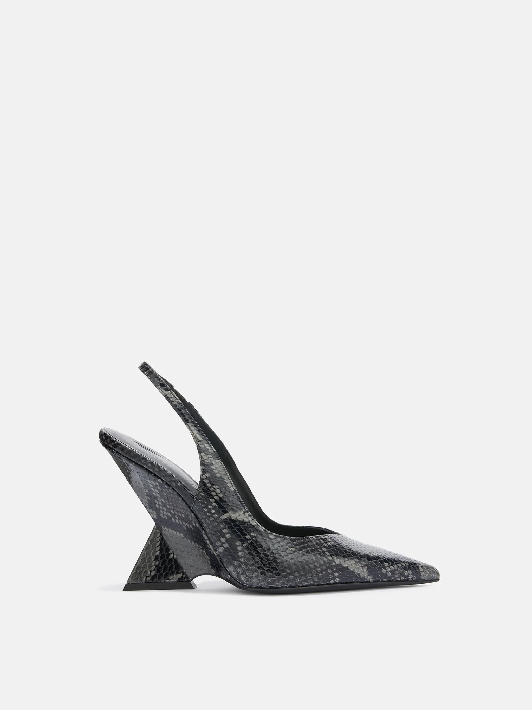 ''CHEOPE'' BLACK AND GREY SLINGBACK - 1
