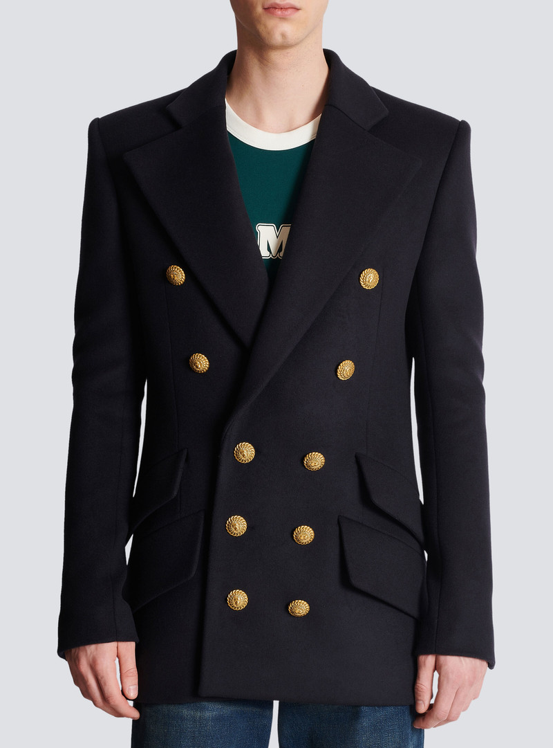 Short military-style coat 5