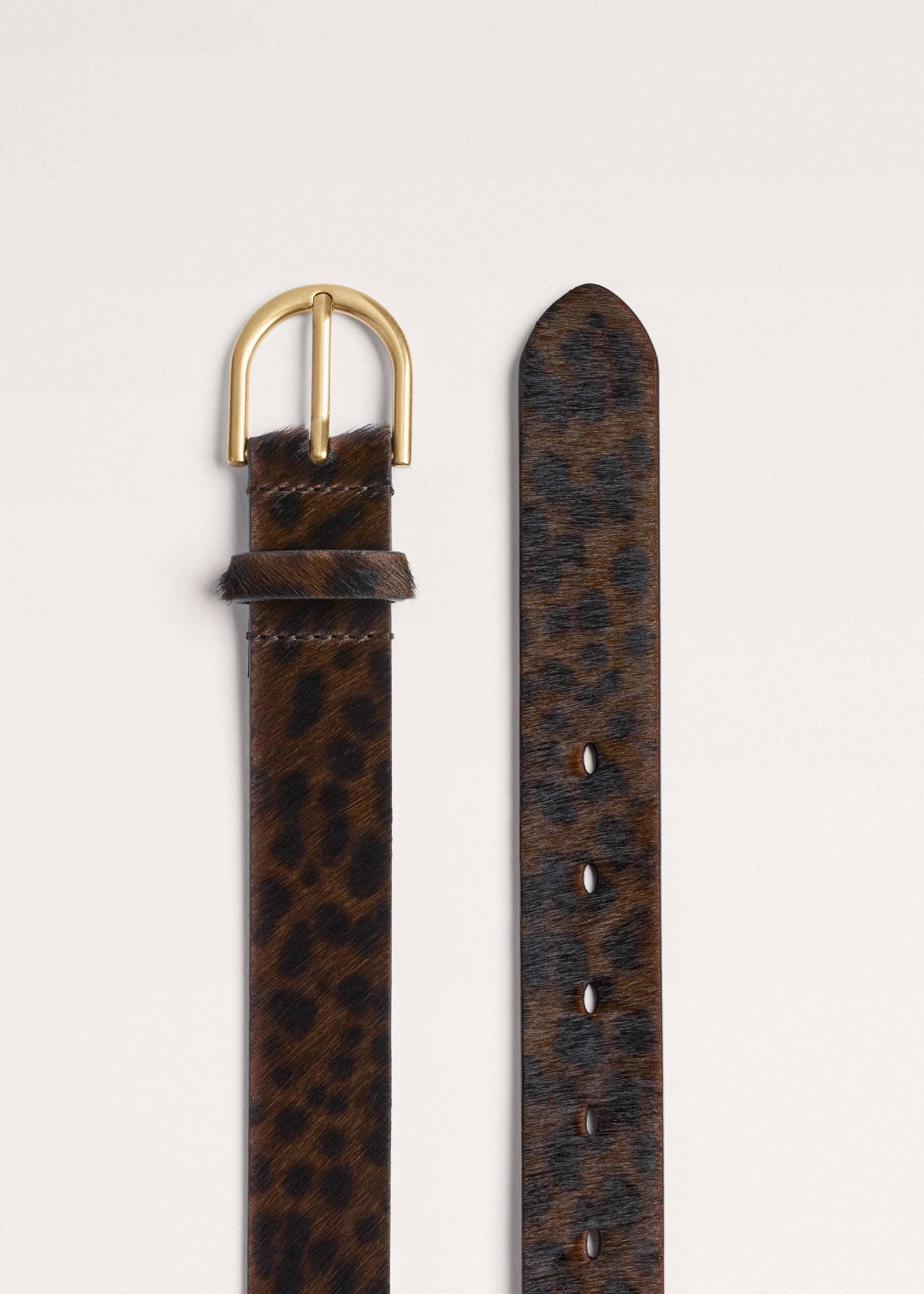 Leopard-Print Belt - 1