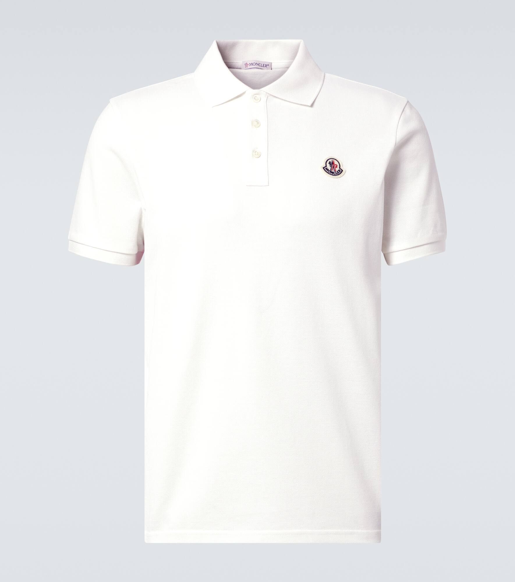 Cotton piqué polo shirt - 1