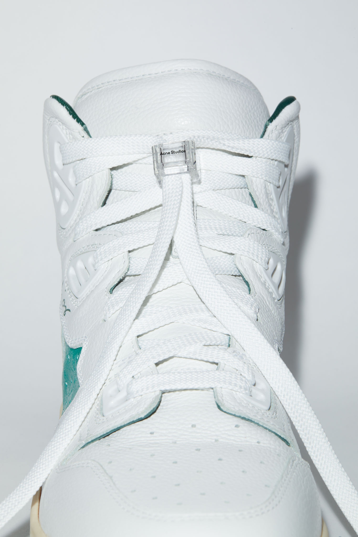 High top sneakers - White/green - 6