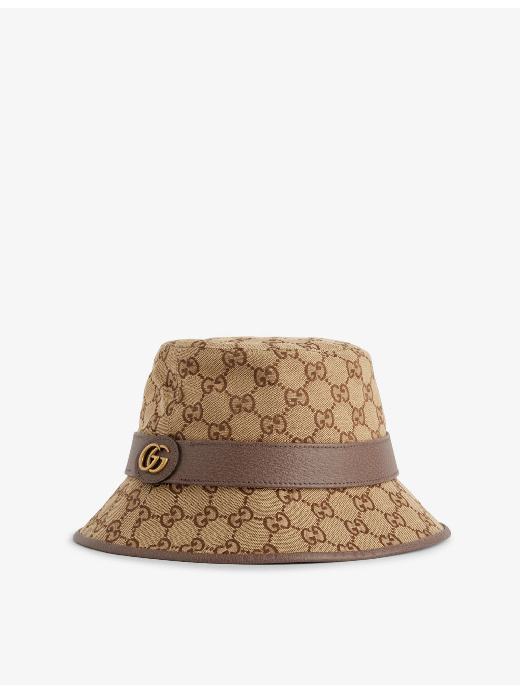 Monogram-pattern cotton-blend bucket hat - 3