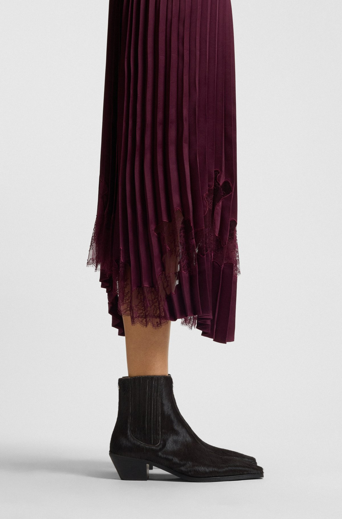 ANKLE BOOTS IN PONY-HAIR LEATHER - 4