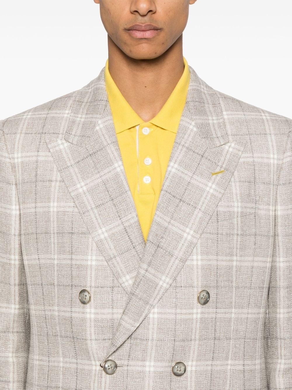 checked blazer - 5