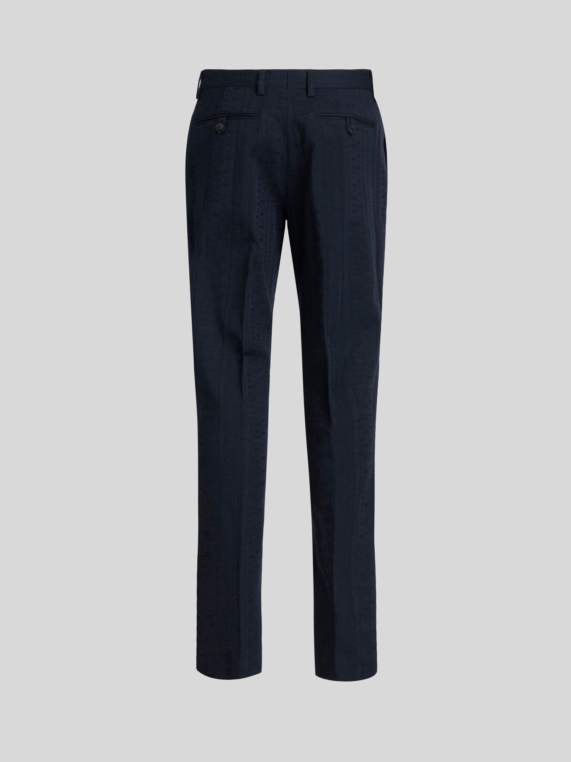 GEOMETRIC PATTERN JACQUARD TROUSERS - 2