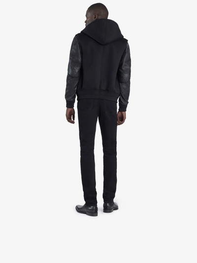 Givenchy Hooded jacket in neoprene and leather outlook