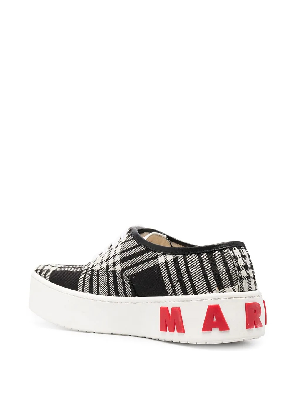 check print slip-on sneakers - 3