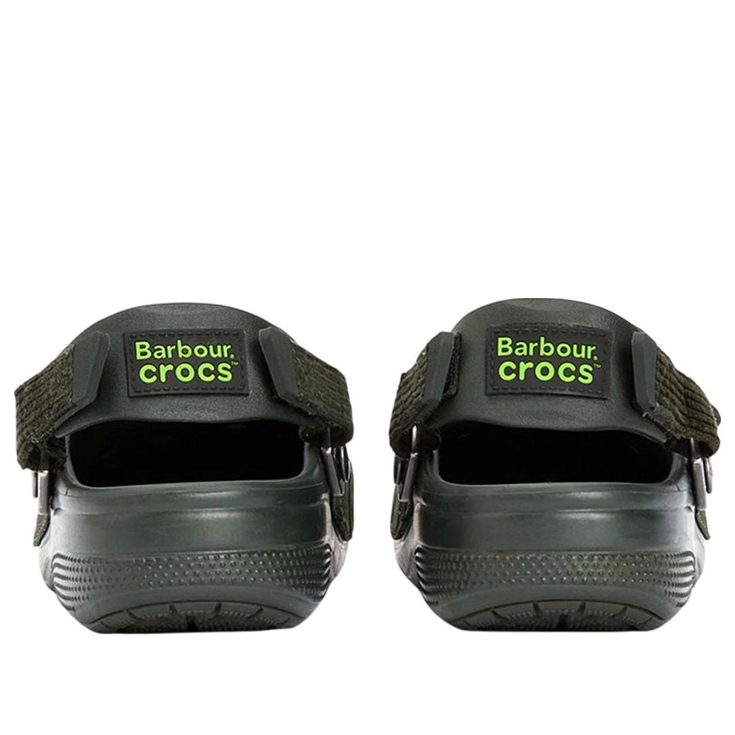 Crocs x Barbour Clog 'Olive Plaid' 210898-3VT - 2