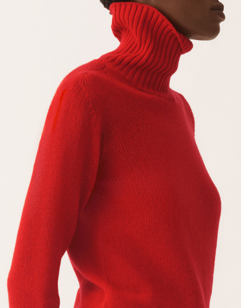 Cashmere turtleneck sweater 5