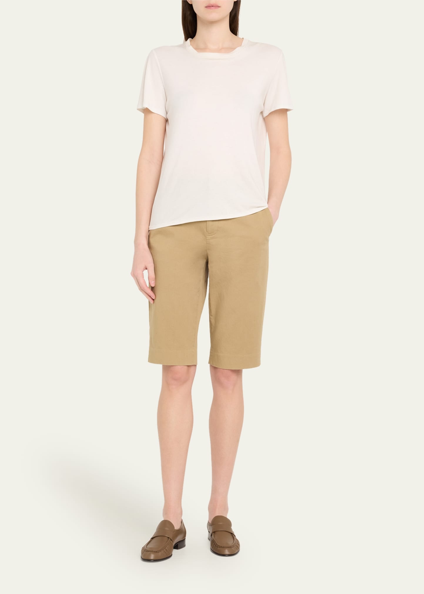 Mid-Rise Chino Shorts - 2