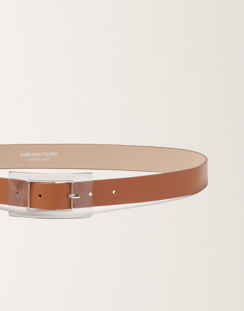 FABIANA FILIPPI Calf leather belt outlook