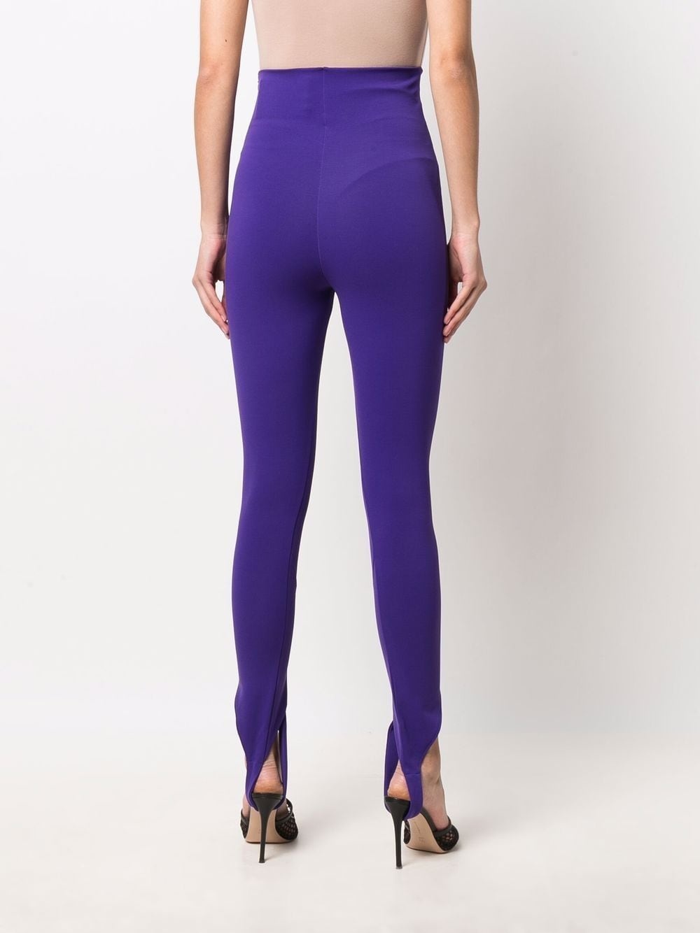 high-waisted stirrup leggings - 4