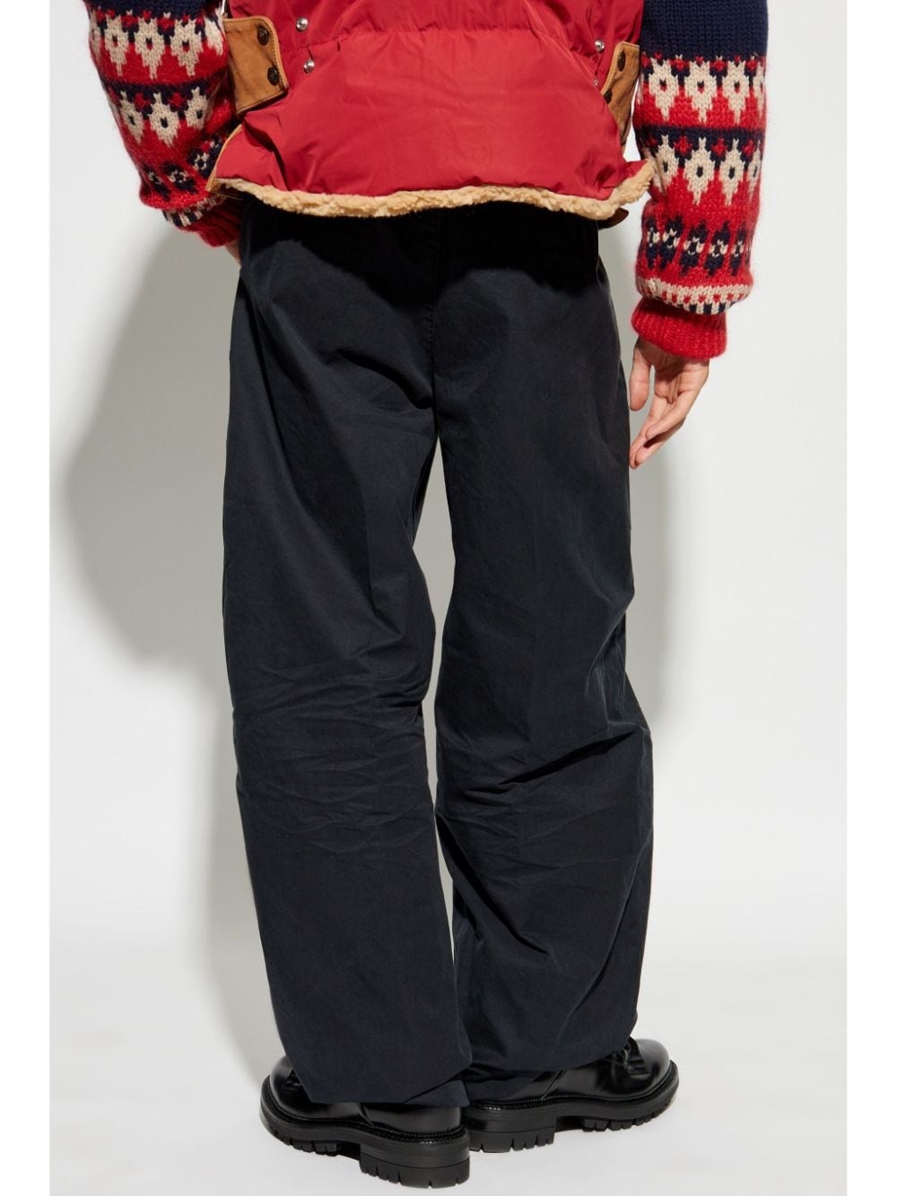ripped loose-fit trousers - 4