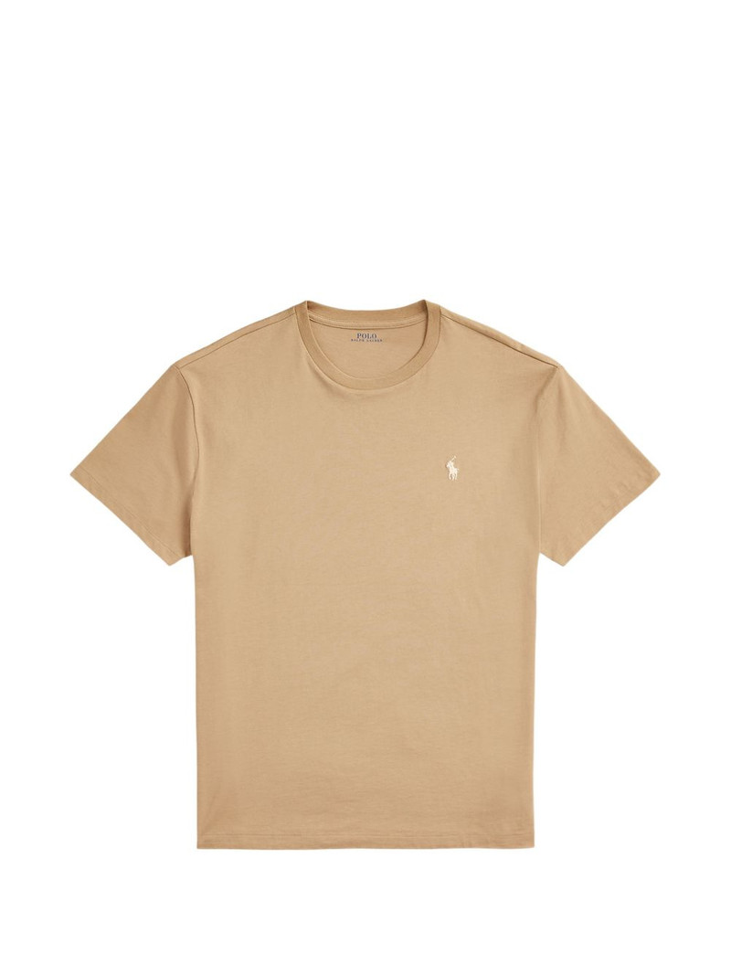 logo-embroidered T-shirt 1