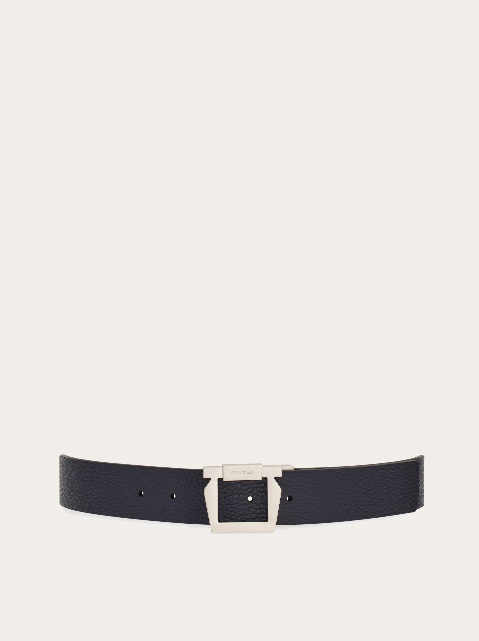 Reversible and adjustable Gancini belt - 1