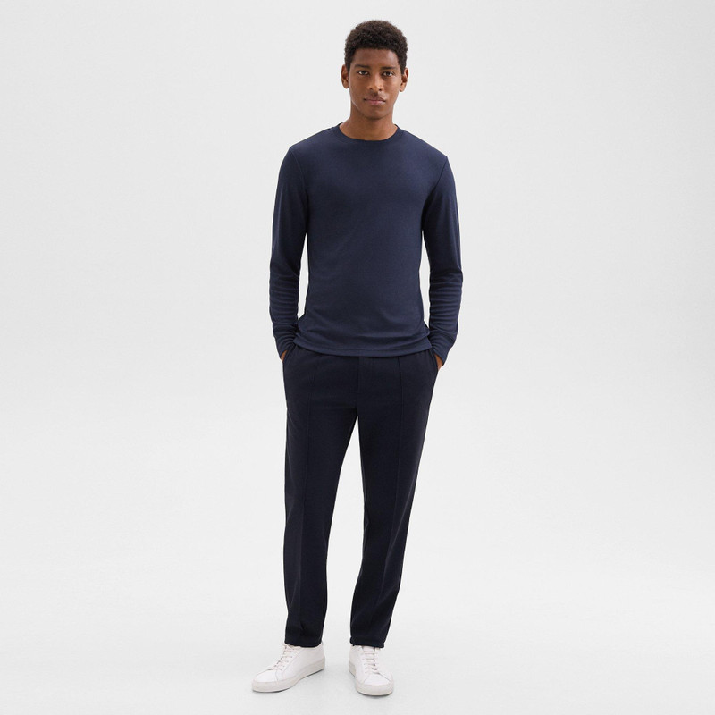 Theory Essential Long-Sleeve Tee in Anemone Modal Jersey outlook