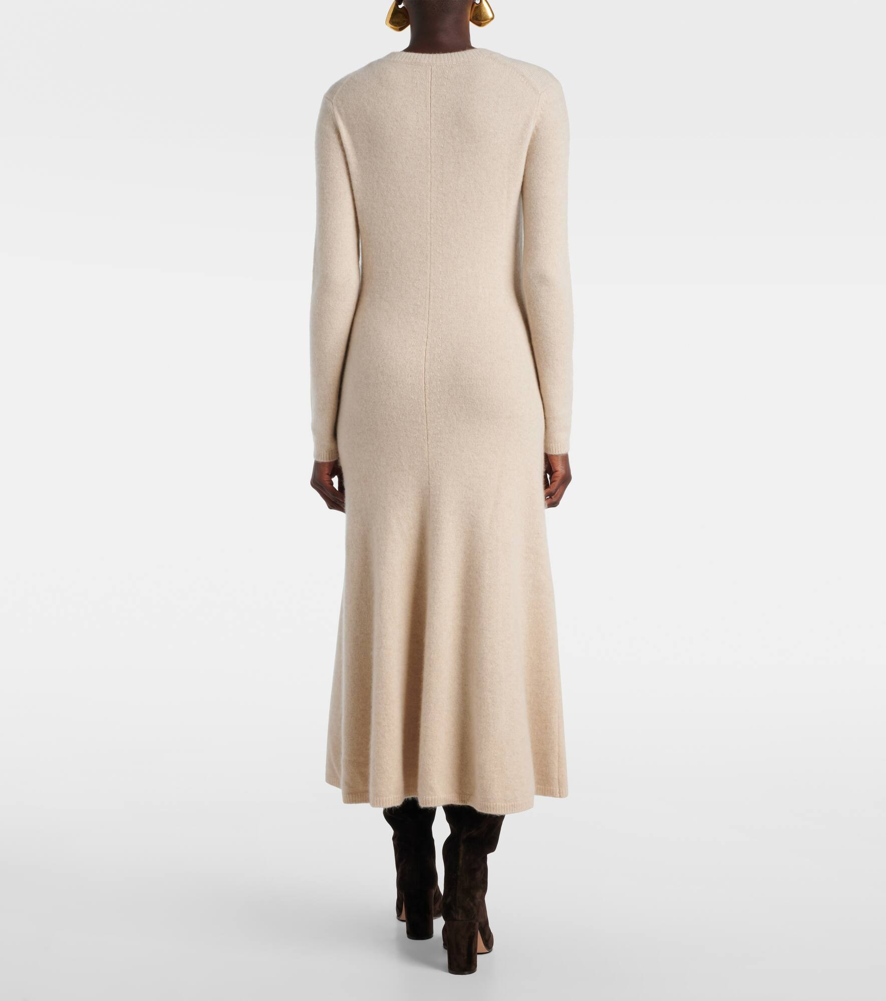 Cashmere-blend sweater dress - 3