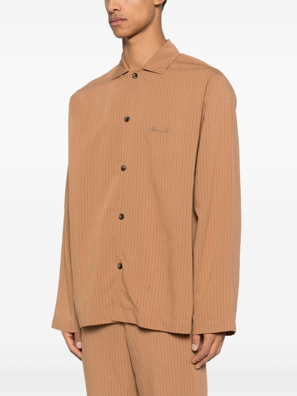 pinstriped shirt - 3