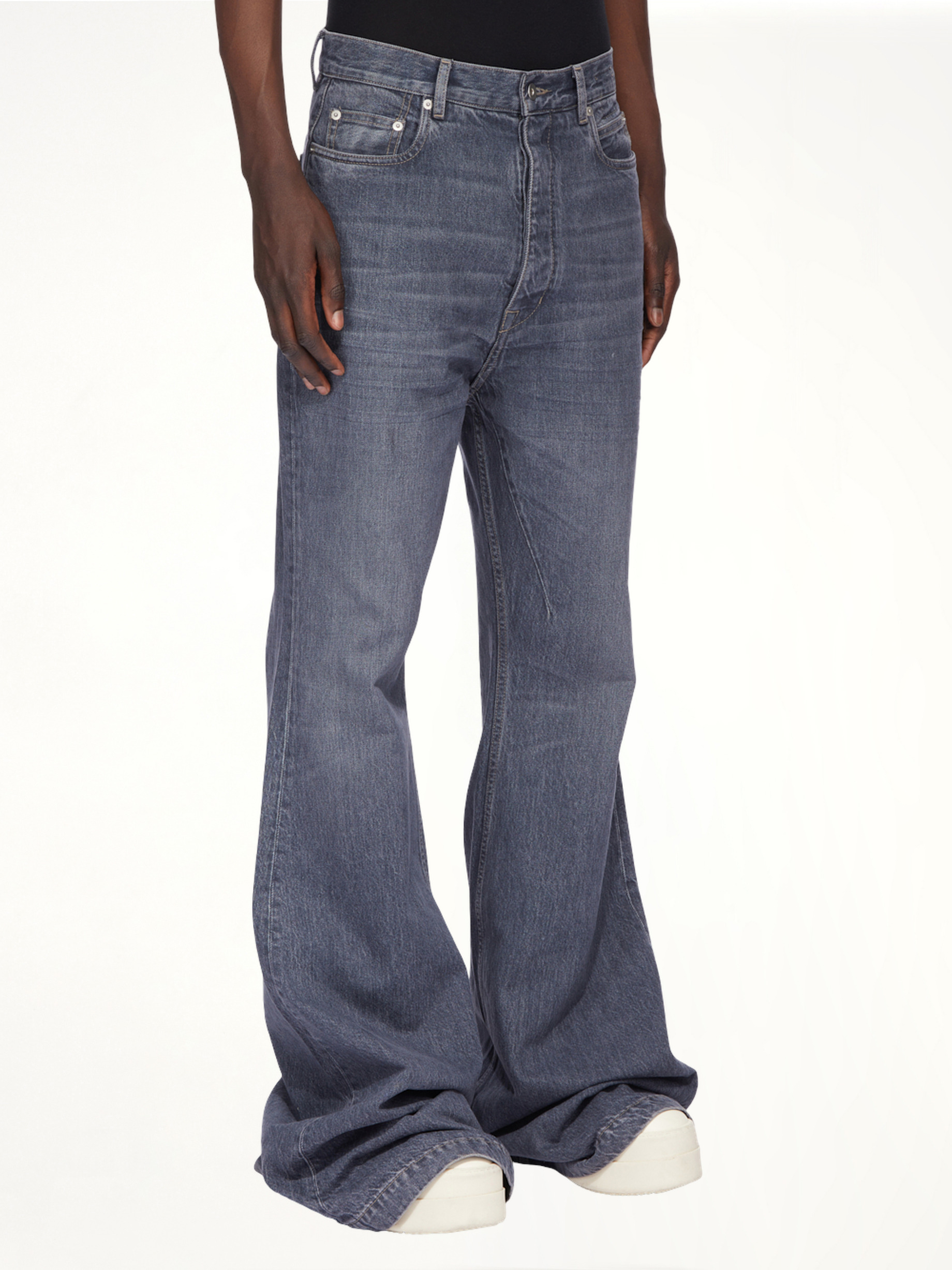 Bolan Bootcut in Washed Grey - 5