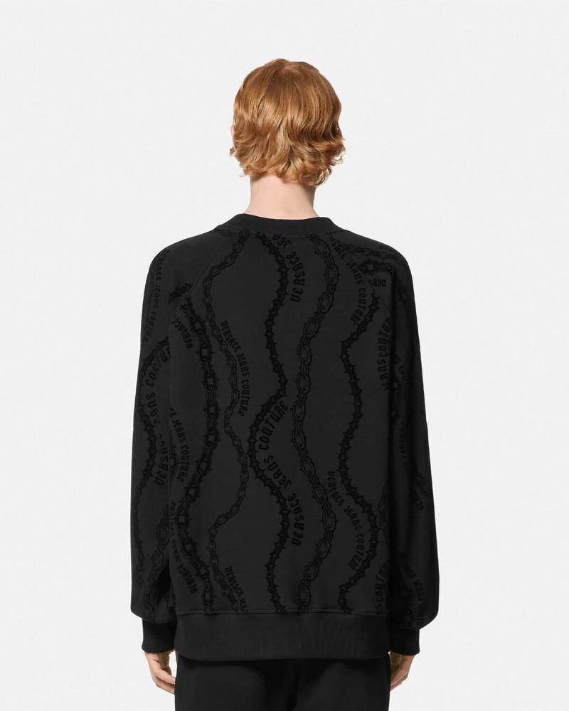 Chain Couture Relaxed-Fit Sweatshirt 5
