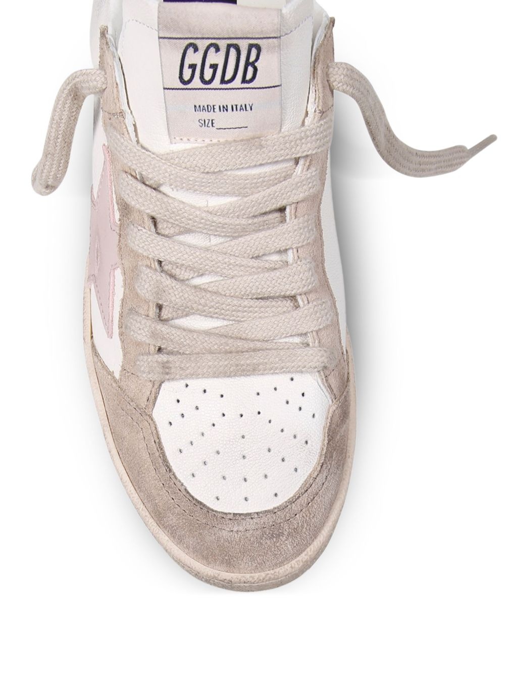 Ball Star suede-panel star sneakers - 4