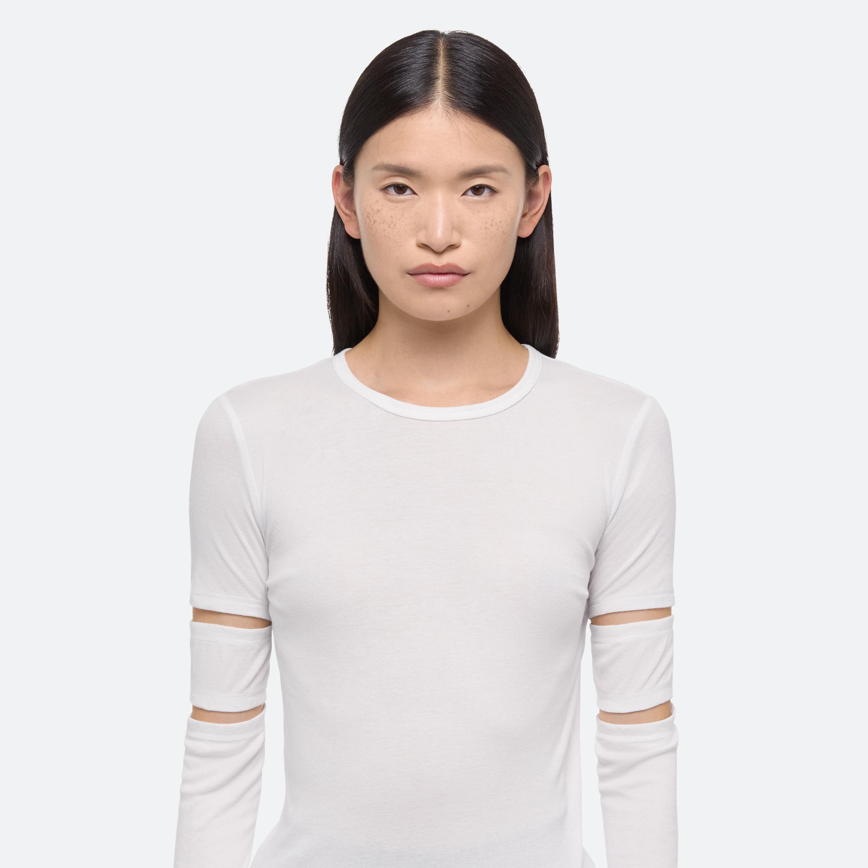 SLASHED LONG-SLEEVED TOP - 6