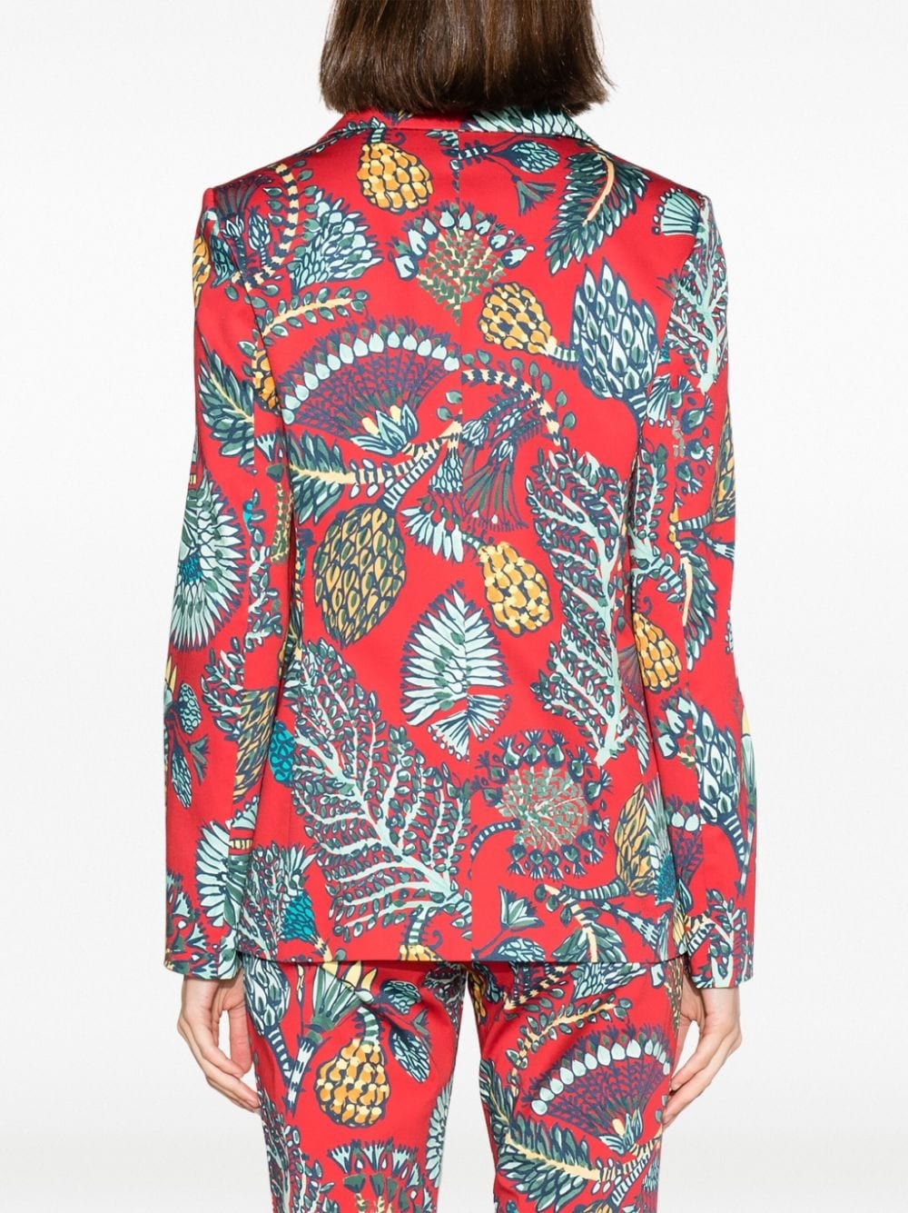 24/7 floral-print single-breasted blazer - 4