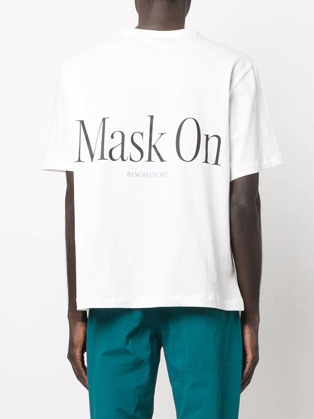 cotton Mask On slogan T-shirt - 4