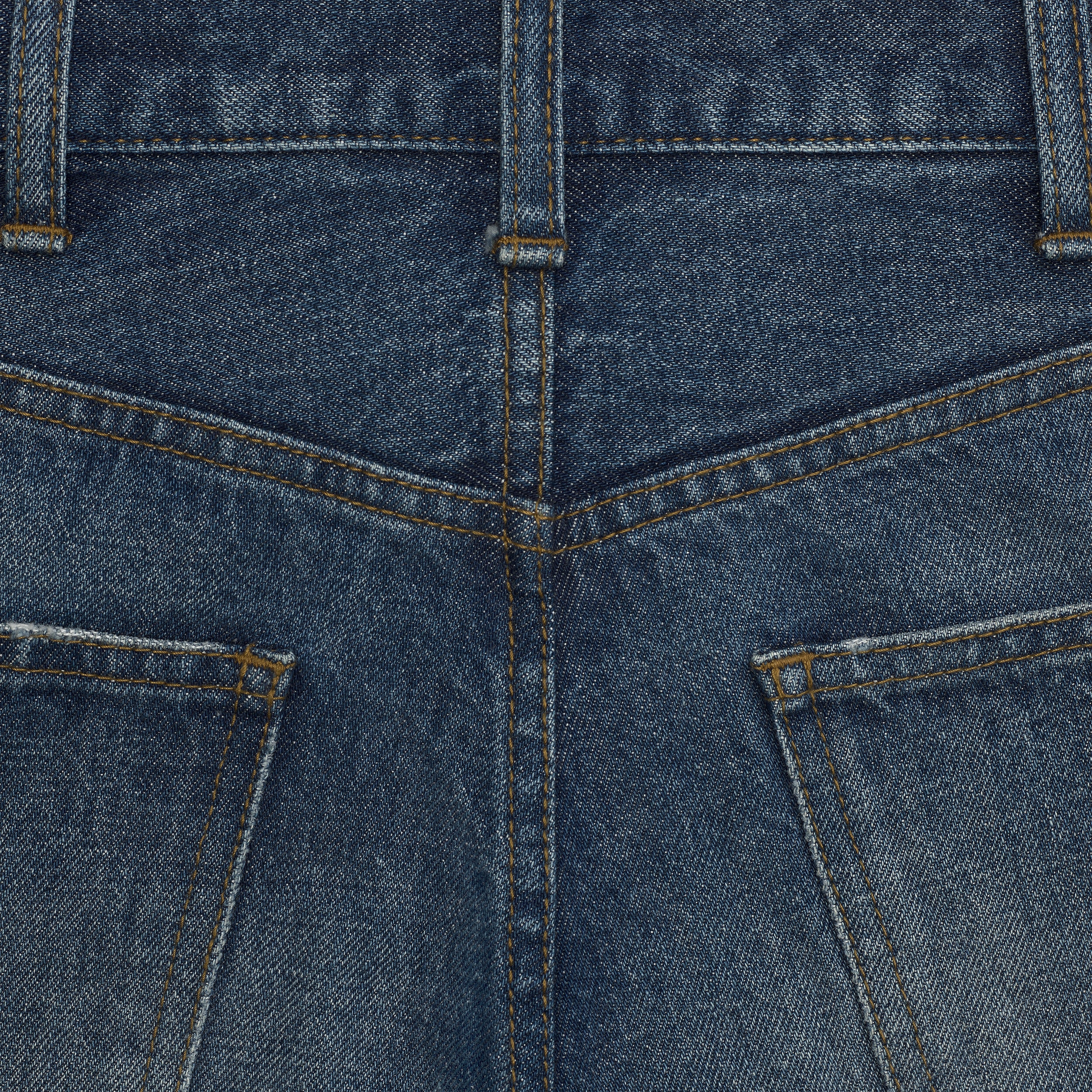 DYLAN STRAIGHT-CUT JEANS IN TANGERINE SKY DENIM - 3