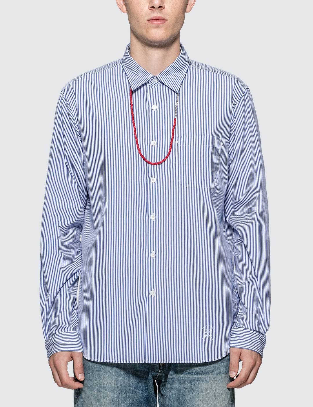 Beads Code Regular Collar Shirt - 1