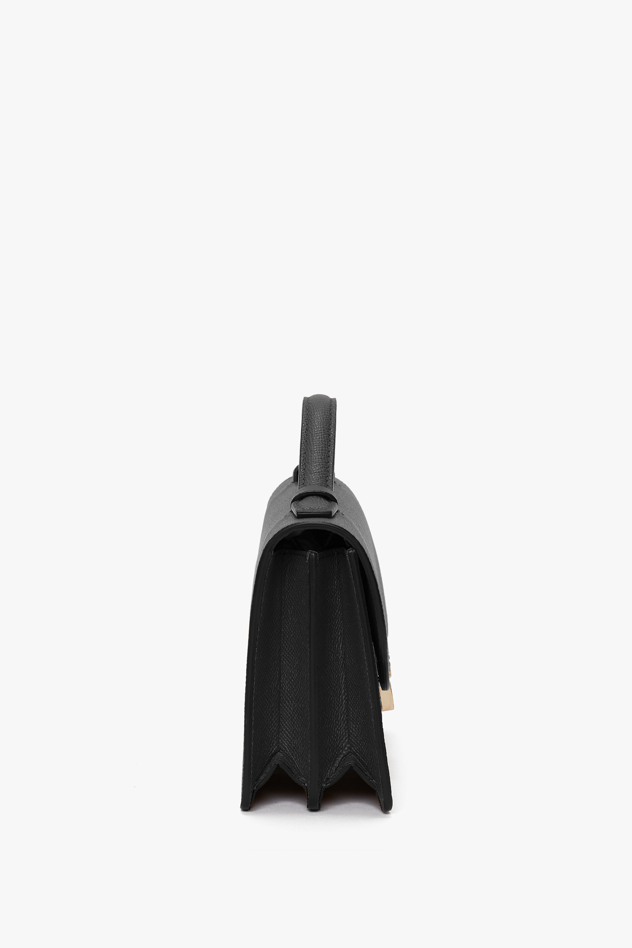 Mini Dorian Bag In Black Grained Leather - 5
