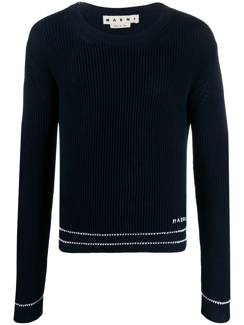 logo knitted jumper - 1