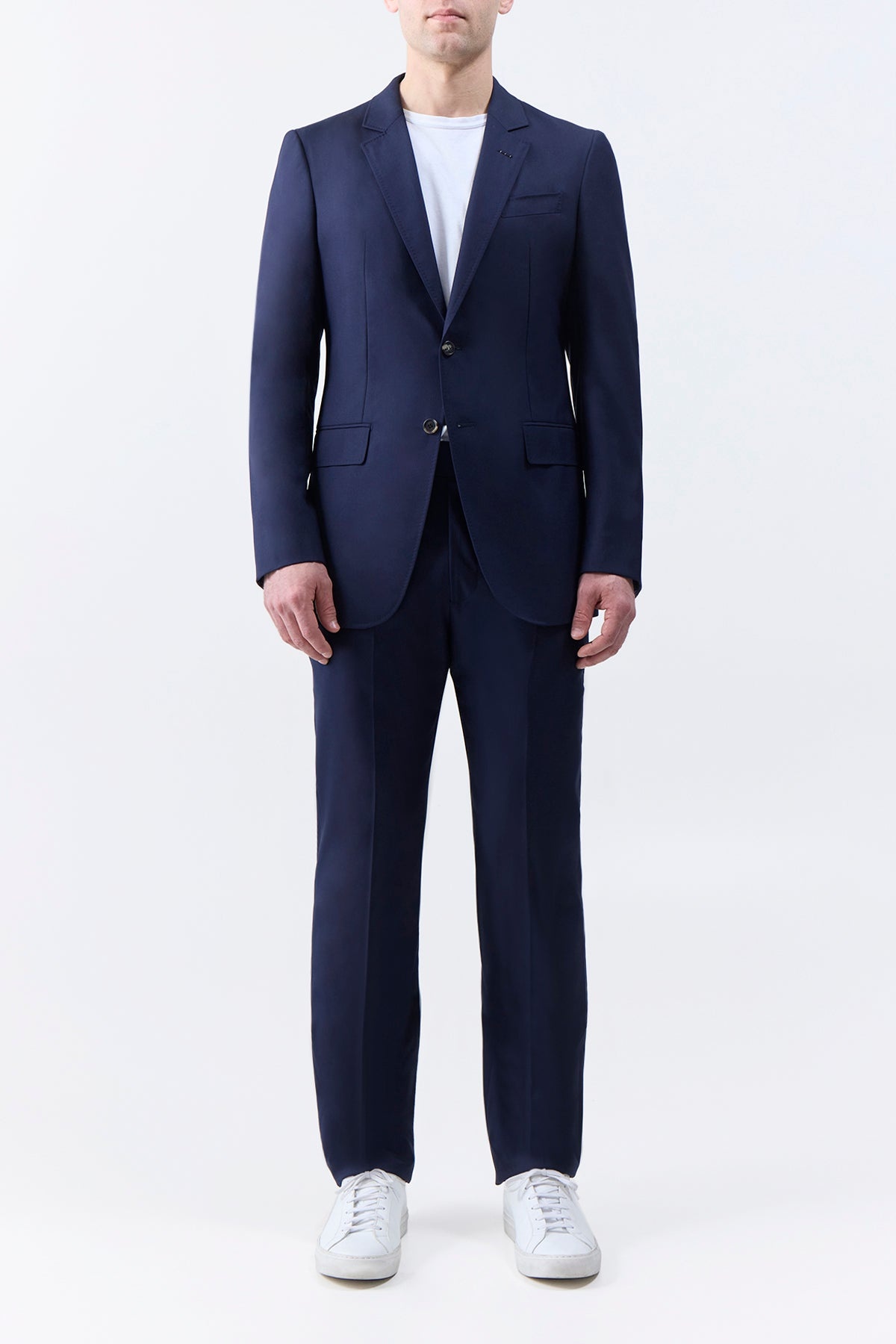 Sebastian Pant in Dark Navy Wool - 2