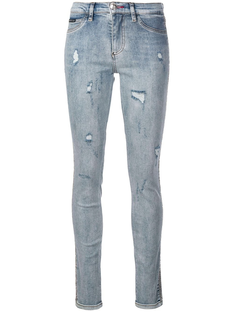 distressed skinny jeans 1