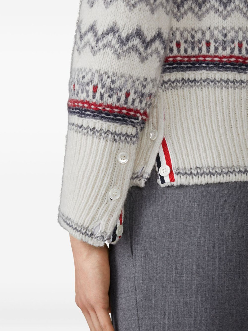 Donegal knitted tweed cardigan 5